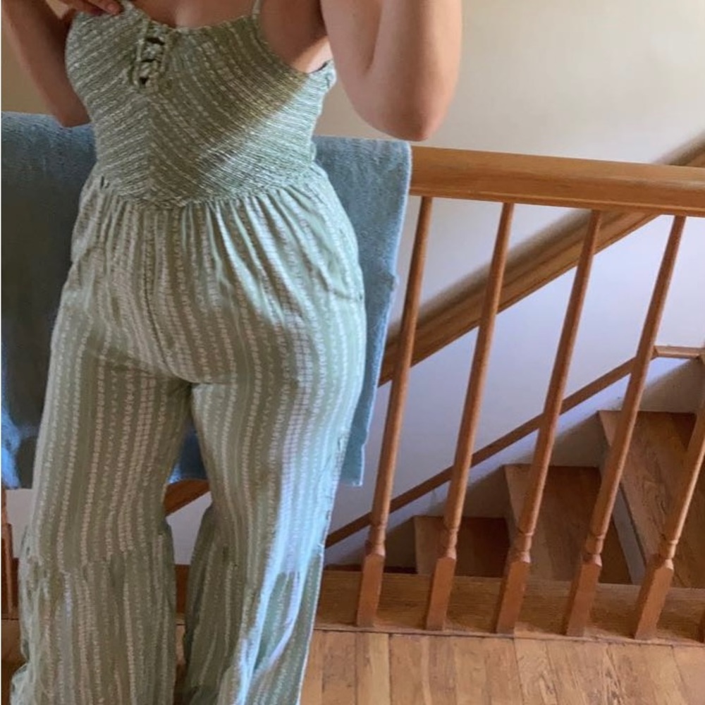 Comfy Mint Green Jumpsuit!